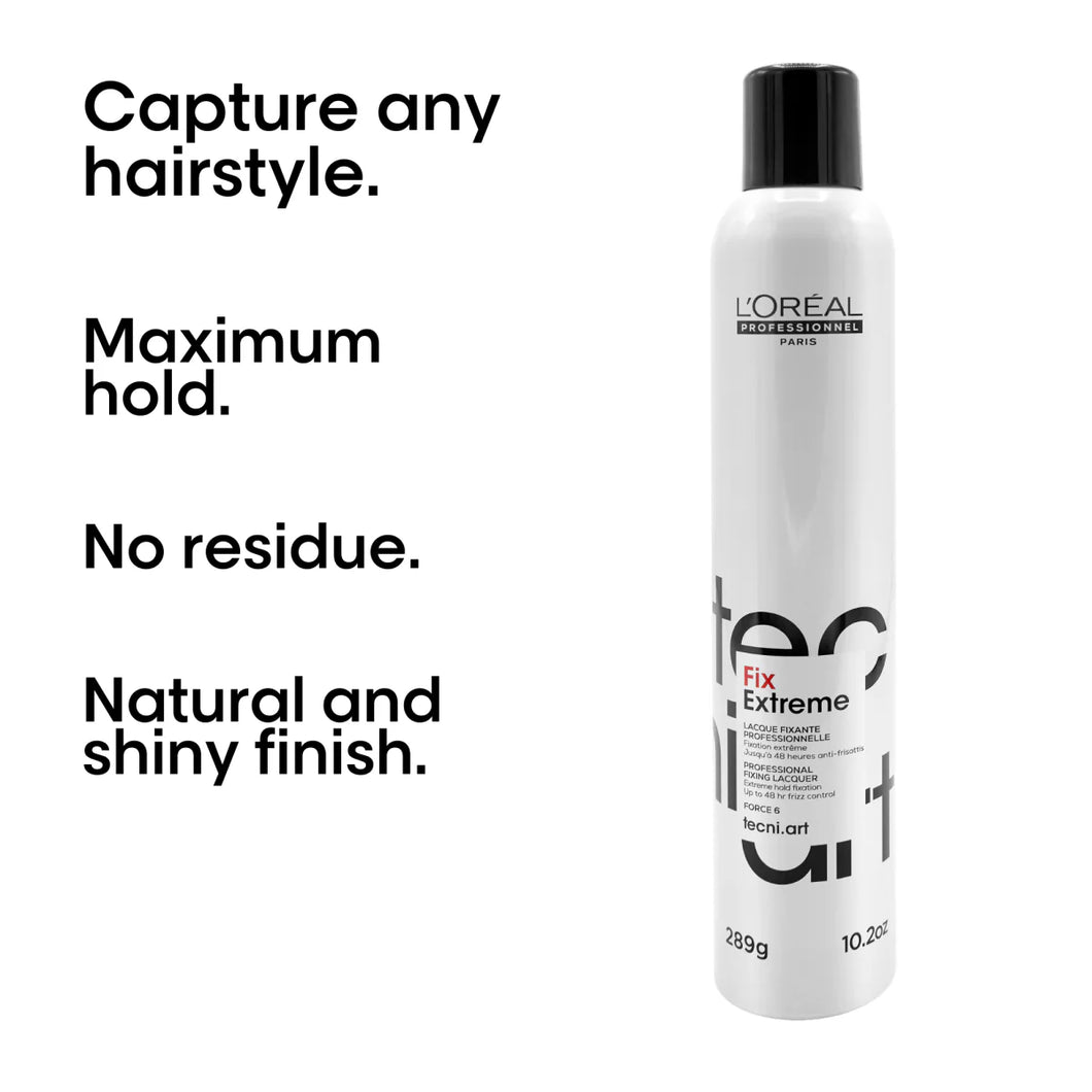 Loreal Professionnel Tecni Art fix extreme hairspray Force 6 10.2oz